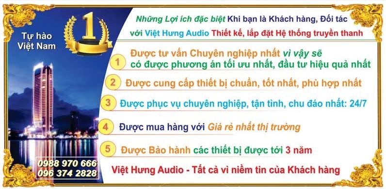 Lợi ích khi mua tăng âm truyền thanh AAV