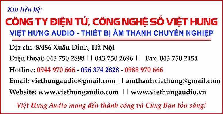 Việt Hưng Audio chuyên cung cấp và lắp đặt hệ thống âm thanh ánh sáng chuyên nghiệp