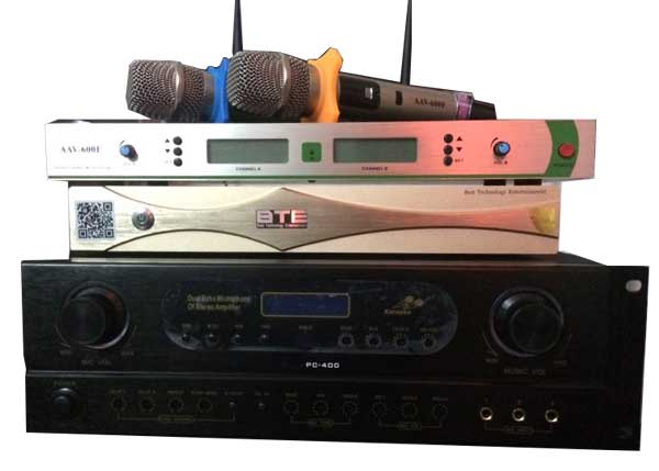 Micro không dây AAV 600F chuyên nghiệp, hát hay, âm thanh hoàn hảo