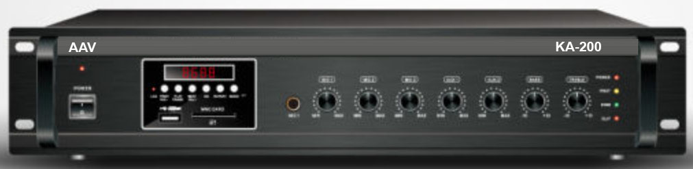 Tăng âm truyền thanh AAV KA-200 chất lượng cao