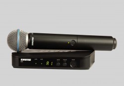Micro Shure BLX24A/B58 - Micro không dây cầm tay dùng cho phòng họp, giảng dạy, biểu diễn chuyên nghiệp Micro Shure BLX24A/B58 - Micro không dây cầm tay dùng cho phòng họp, giảng dạy, biểu diễn chuyên nghiệp