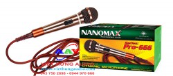 Micro Nanomax Pro-666 | Micro có dây chất lượng tốt tại Việt Hưng Micro Nanomax Pro-666 | Micro có dây chất lượng tốt tại Việt Hưng