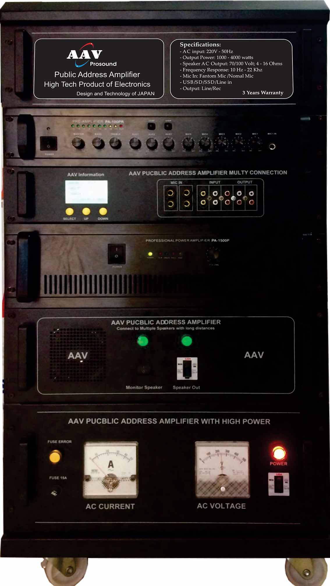 tăng âm truyền thanh AAV chất lượng cao